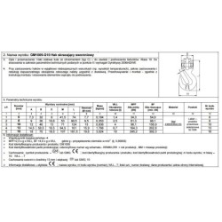 Hak skracający sworzniowy g10 16mm wll 10t