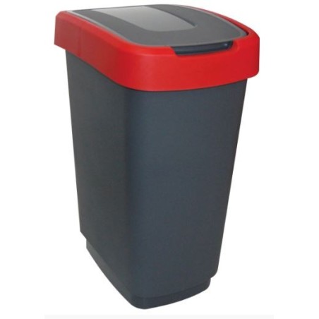Pojemnik na odpady klip 25l czerwony