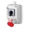 Zestaw instalacyjny z gniazdem 16a 5p rs-z(0-1)czerw.6271-00