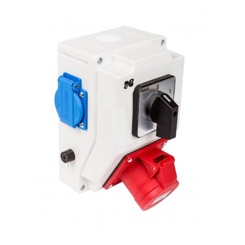 Zestaw instalacyjny z gniaz.16a 4p+2p+z rs-z(0-1)cze.6278-00