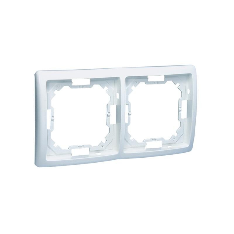 Basic moduł ramka 2-krotna biała bmr2/11