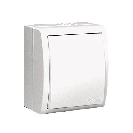 Aquarius łącznik jednobiegunowy herm. Ip54 białe