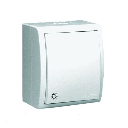 Aquarius przycisk światło ip54 biały aqs1/11