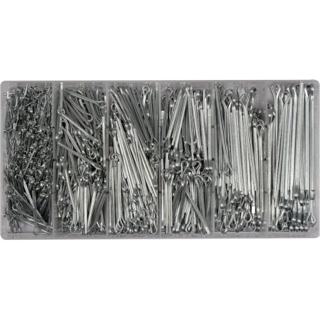Zestaw zawleczek prostych 1000 szt mix