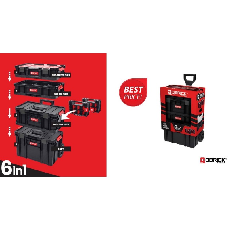 Zestaw qbrick system two cart 6in1