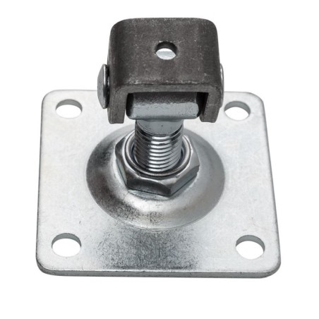 Zawias regulowany 16 mm z płytką 80x80x3mm