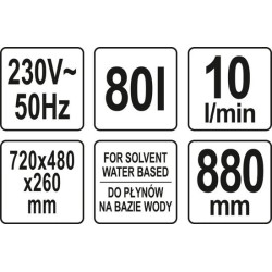 Myjka warsztatowa 80l