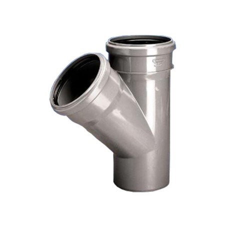 Trójnik ht popiel pcv 75x75/67st wavi-015579