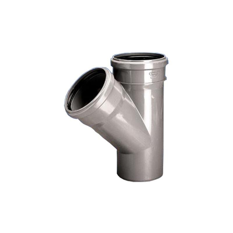 Trójnik ht popiel pcv 75x75/88st wavi-005655