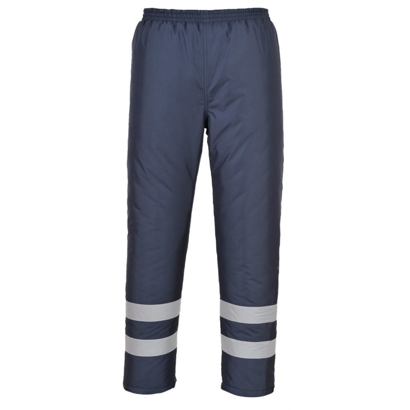 Spodnie przeciwd. Ocieplane, do pasa s482 granatowe s