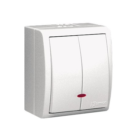 Aquarius łącznik świecznikowy herm. Ip54 biały z podświetle.