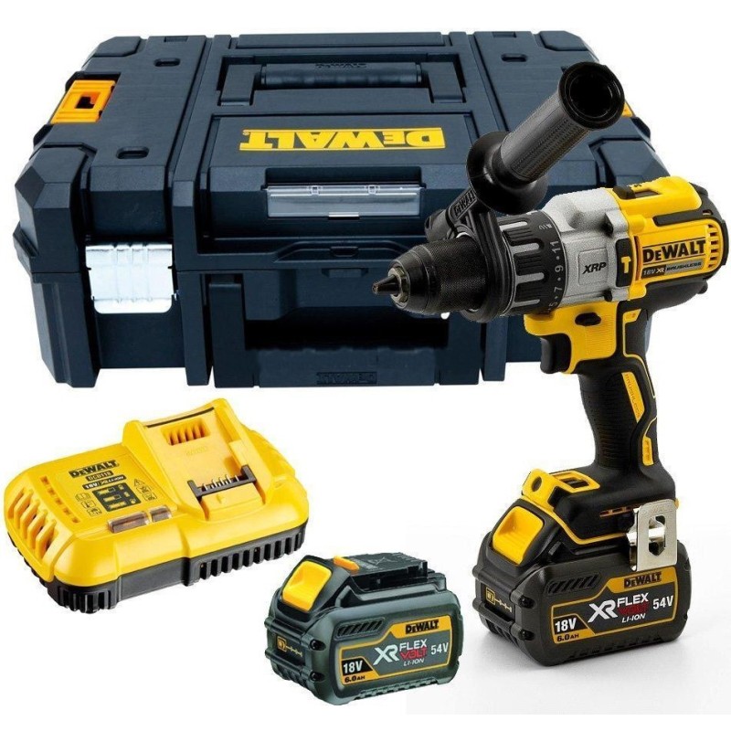 Wiertarko-wkrętarka 18v xr 2x6.0ah felxvolt