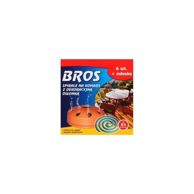 Spirale.na komary z dekoracyjną osłoną 6sztu.