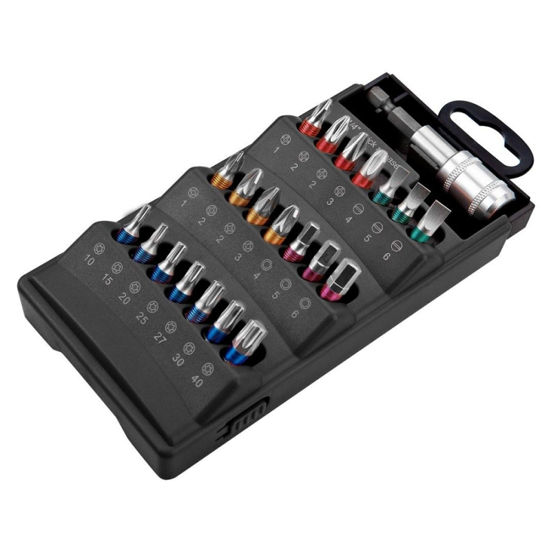 Kopmlet bitów 22 sztuki + uchwyt magnetyczny