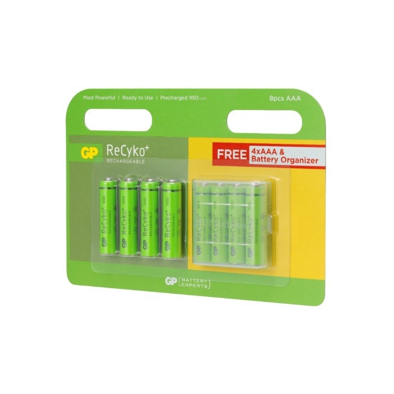 Akumulator recyko+ nimh1,2v 950mah aaa 4+4