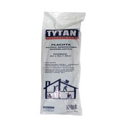 Płachta czarna remontowo-budowlana 5mx6m 30m2