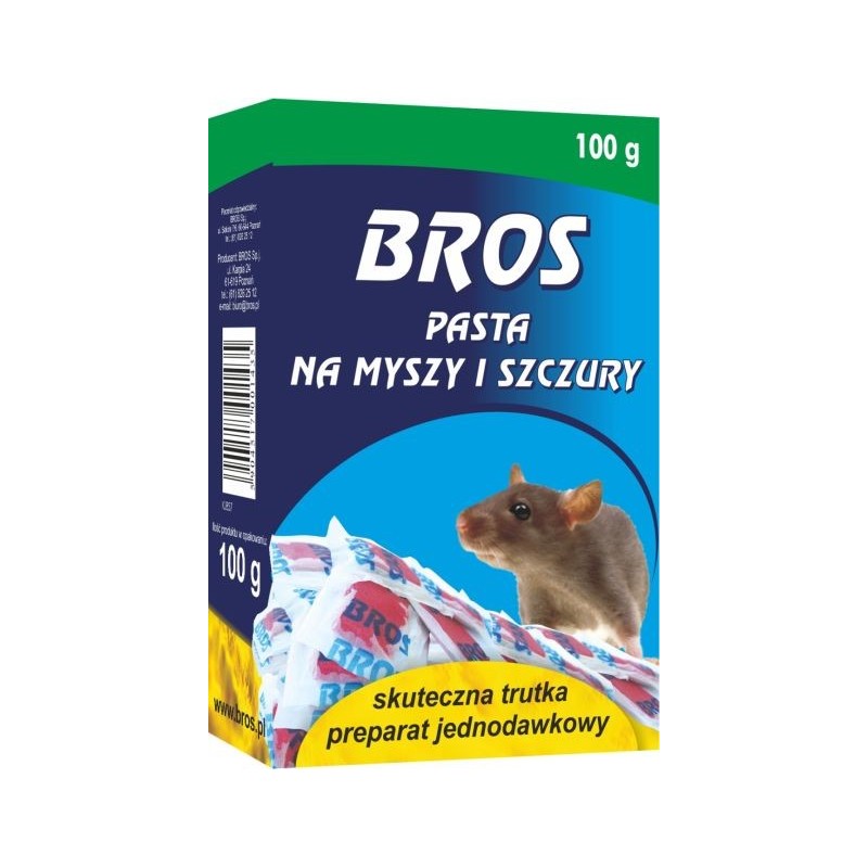 Pasta na myszy i szczury 100g