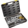 Zestaw kluczy nasadowych 1/2'', 1/4'' 72 elementów