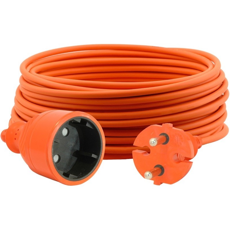 Przedłużacz ogrodowy 20m przewód h05vv-f 2x1mm