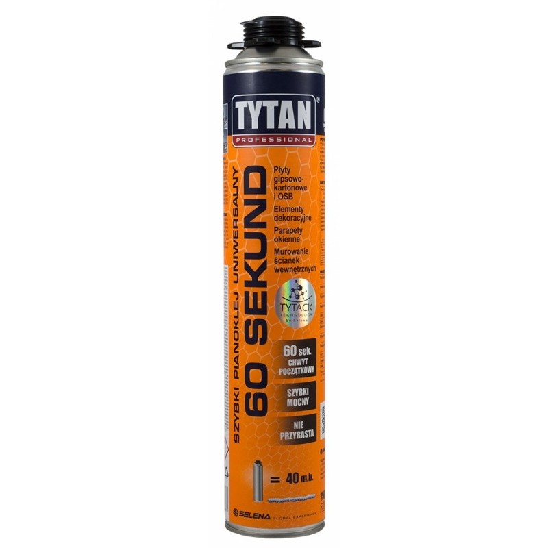 Tytan pianoklej uniwersalny pistoletowy 60 sekund 750ml