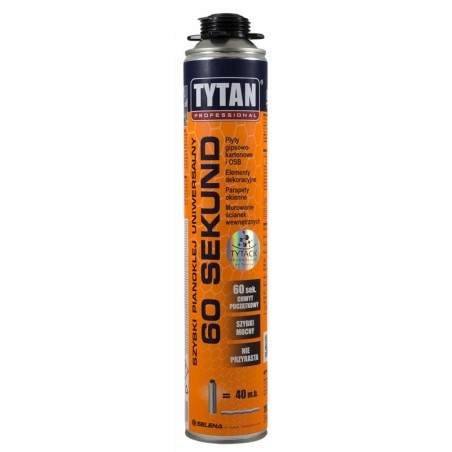 Tytan pianoklej uniwersalny pistoletowy 60 sekund 750ml