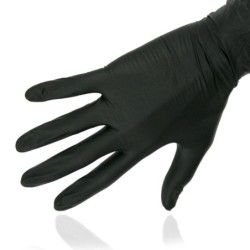 Rękawice nitrylowe czarne...
