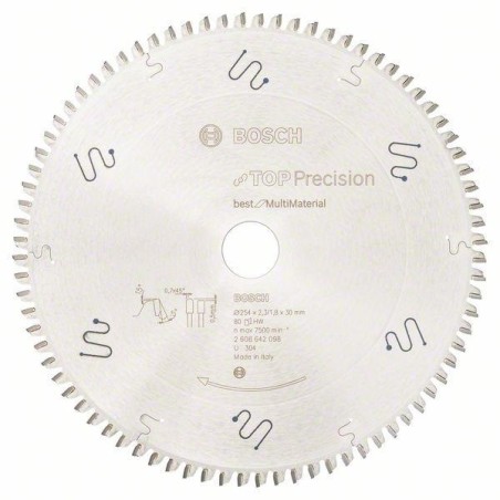 Piła tarczowatop precision best for multi material 254x30/80