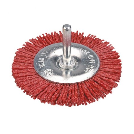 Szczotka ścierna tarczowa z trzpieniem 75mm