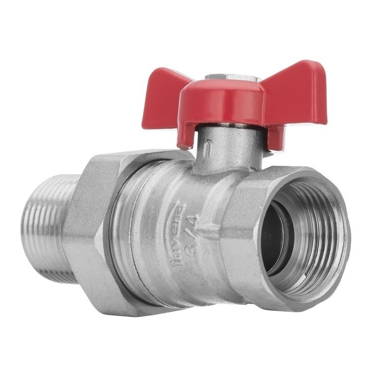 Zawór kulowy wodny ze śrub. W/z z motyl. Dn 20 3/4'milenium