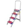 Schodki składane 93cm 4 stopnie + poręcz