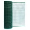 Siatka pvc kwadra 10 oczko 10mm 1.0mx50mb srebrna
