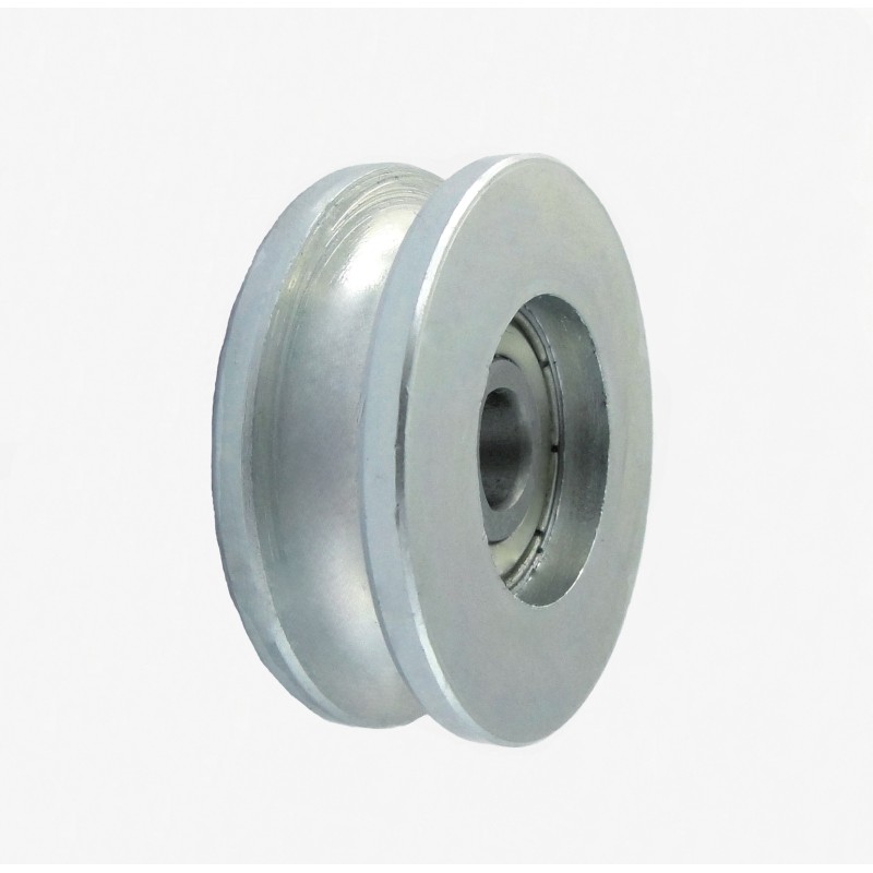 Rolka metalowa 44mm łożyskowana, na linkę cm44/6ł