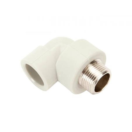 Pp-r kolano gwint zewnętrzny 90 stopni  25mm x 1/2 pn25
