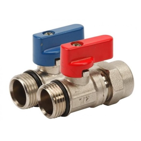 Zawór kulowy pex mini z dławicą 1/2x16 zimna woda