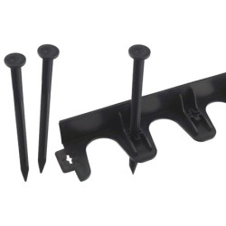 Kotwy-szpilka czarna - 50szt/op , wysokość 25 cm