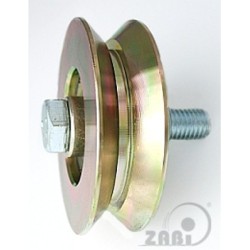 Rolka metalowa 79mm łożyskowana, na kątownik rjk-79-22