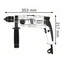 Wiertarka udarowa gsb 18-2re 800w - zuw