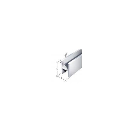 Profil h aluminiowy anodowy 1000x13,5x22x1,5,s.10