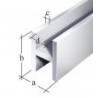 Profil h aluminiowy anodowy 1000x13,5x22x1,5,s.10