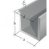Profil u aluminiowy anodowy 2000x16x13x1,5x13,0