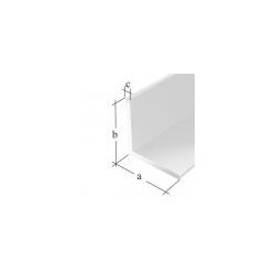Profil kątowy pvc biały 1000x10x10x1,0