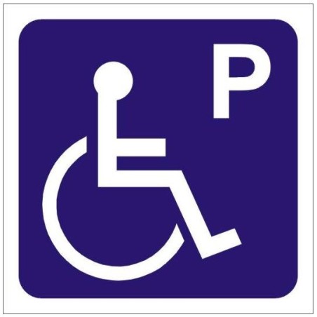 Tablica parking dla niepełnosprawnych
