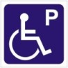 Tablica parking dla niepełnosprawnych