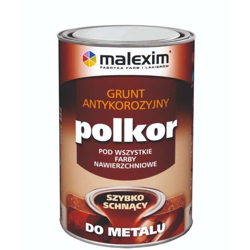 Szybkoschnący antykorozyjny grunt polkor czerwony t 3009 5l
