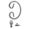 Spirala c 12x6mm h120 l70
