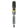 Wkrętak led z grzechotką oraz 12 końcówkami