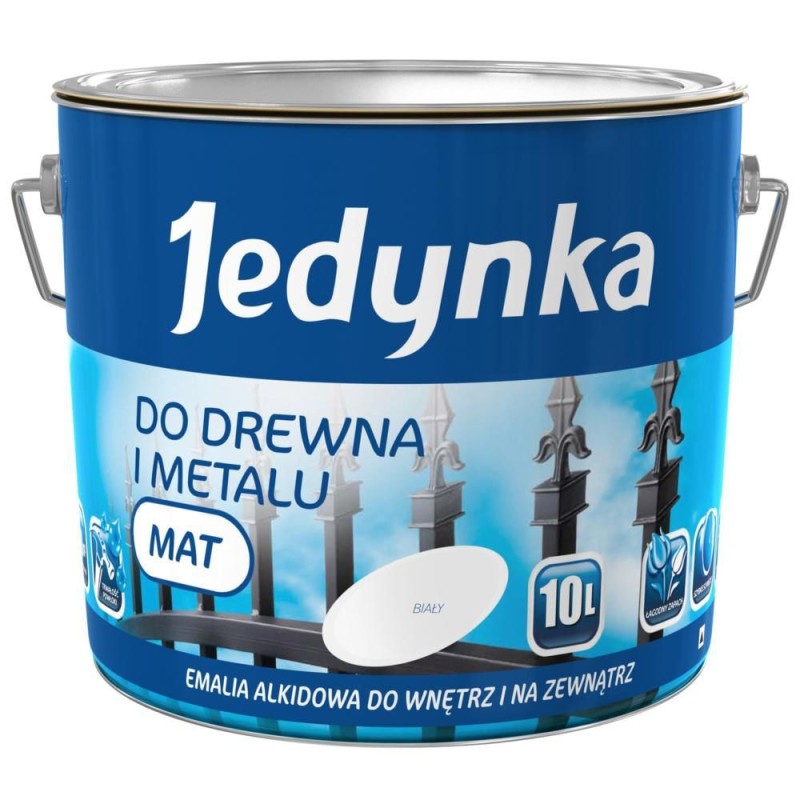 Emalia alkidowa do drewna i metalu brązowa 5.0l