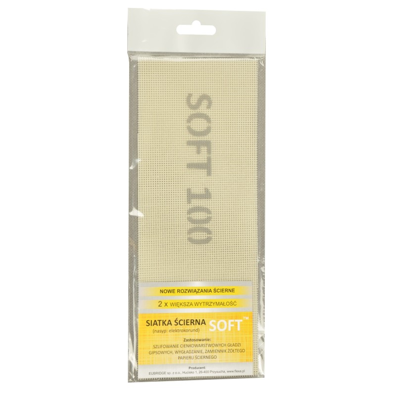 Siatka ścierna soft 105x280mm 5 sztuk granulacja 180
