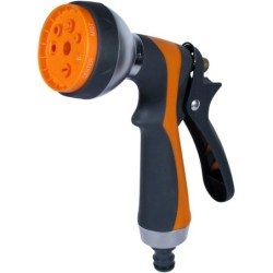 Zraszacz pistoletowy 7-funkcyjny soft silver