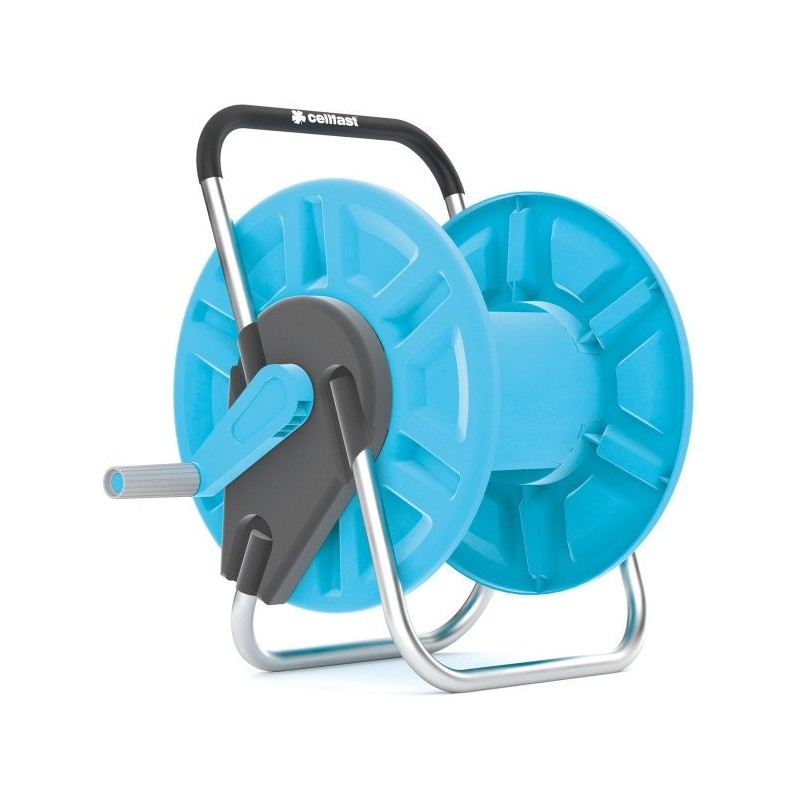 Stojak na wąż aluplus 60mb 1/2